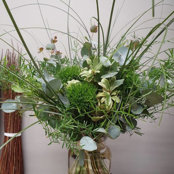 Bouquet Vêtu de Vert - Vue profil